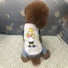 Spirng Spirng Summer Dog Одежда для собак джинсовая комбинезон домашние животные наряды теплые для маленьких собак костюмы костюмы пиджак