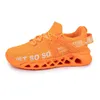 Quatre chaussures de course Mens femmes Big taille 36-48 EUR Mode respirant confortable noir blanc blanc rouge rose bule orange