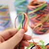 Färgglada strimlade Crinkle Paper Raffia Candy Boxes Diy Present Box Filling Material Tissue Party Present Packaging Filler Decor YQ02857