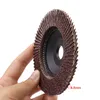 Röd / brun rostavlägsnande och slipning 100 Typ Röd hundra pumphjul Net Cover Tjockningstyp Louver Polering Wheel Abrasive Cloth