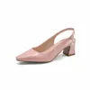 Asumer 2020 Plus Size 33-48 Sapatos individuais Mulheres Mais Novas Bombas Buckle Pérola Primavera Verão Simples Vestido Escritório Sapatos Senhoras1