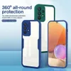 360 Fundas protectoras de pantalla incorporadas de cuerpo completo Todo incluido TPU PC resistente para Samsung A02 A2 A22 A32 A52 A72 A82 A02S A03S A13 A33 A53 A73 5G A03 Core M52 A30 A51 A71 A10S A21S