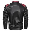 Autunno Inverno Giacca in pelle da uomo PU giacca Cappotti Street Slim Fit Bomber Jacket Casual Uomo in pile caldo cappotto drop shipping LJ201013