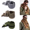 Unisex Arab Tactical Desert Scarf Shawl Neck Head Wrap Arafat arab scarf shawl ightweight Shemagh palestine1263T