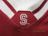 Niestandardowe vintage NCAA Stanford #23 Basketball Burgundy Jersey Pac-10 zszyta Dostosowanie dowolnego numeru mężczyzn Mężczyzn Młodzież XS-5xl