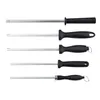 Köksverktyg Multi-specifikation Slakteri Knivskärare kan hängas lätt att rengöra plast PP Handtag Rostfritt stål Knivar Sharpener XG0256
