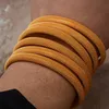 Bangle 6 pièces/lot africain Dubai couleur or Bracelets pour femmes filles nigérian italien bijoux de mariée ensembles accessoires de mariage Bracelets