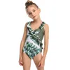 2020 nouvelle mère et fille maillot de bain bikini été maman et moi maillots de bain famille correspondant vêtements maman fille maillot de bain LJ201111