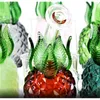 Narguilés ananas verre bong percolateur verre rose bongs d'eau recycleur de tuyau de fumée dab rigs barboteur shisha avec bol de 14mm