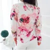 Print Bomber Jacke Frauen Blumen Zipper Up Retro Mantel Frühling Herbst Langarm Basic Plus Größe Kurze Biker Jacken Weibliche 201017