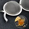 أدوات المطبخ الفولاذ المقاوم للصدأ الشاي infuser المجال قفل التوابل مصفاة الكرة شبكة مرشح مع سلسلة فاصل الناشر KDJK2201