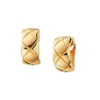 Hoop Huggie WTLTC ouvert large texturé boucles d'oreilles pour les femmes gros C en forme de cercle déclaration ronde géométrique Jewelry1