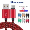 2A USB Cables Type C Data Sync Charging Phone Adapter Thickness Strong Braided micro Cable
