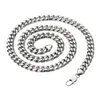 16-30inch Stal nierdzewna Mężczyźni Kobiety Wysokiej Biżuteria Hip Hop Cuban Link Łańcuch Naszyjnik Bransoletki Chokers Curb Łańcuchy 6mm / 8mm / 10mm / 12mm