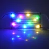 Maschere luminose a LED Nightclub Luminoso Halloween Light Up Mezza maschera per feste da discoteca Copri bocca DDA626