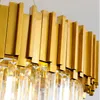 Kronleuchter Modernes Design Gold/Schwarz Luxus Kristall LED Anhänger/Deckenleuchte Für Wohnzimmer El Hall Decor Hängelampe