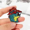 Pins Brooches Strange Hypno Toad Mushroom Frog Brooch Beast Cute Hat Pin Backpack T-shirt Accessories Girls And Children Gifts1 Marc22