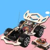 Bambini Assemblaggio fai-da-te RC Modello di auto Set Kit di esperimenti scientifici in legno Veicolo elettrico Gioco educativo Esperimento STEM Giocattoli per bambini 201201