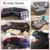 Elastische stretch sofa cover 1/2/3/4-zits SOCK-slipcover Couch Covers voor Universal Sofas Woonkamer Sectional L Forming Slipcover 201119