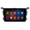 Auto Video GPS Navi Stereo Android 9 Zoll Multimedia für 2013-2018 Toyota RAV4 LHD mit WIFI Bluetooth Musik USB AUX Unterstützung DAB