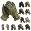 Paintball Airsoft Tiro Caza Táctico Camuflaje Softshell Guantes Camo Deportes al aire libre Motocicleta Ciclismo Guantes Dedo completo NO08-001