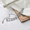 Justine Clenquet Weibliche Halskette Schweinenase Kette Hohe Quaste Einfache Europäische und Amerikanische Halsband Schlüsselbeinkette