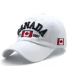 J'aime le Canada Nouveau Coton Lavé Casquette de Baseball Snapback Chapeau Pour Hommes Femmes Papa Chapeau Broderie Chapeaux Occasionnels Casquette Hip Hop Casquettes GC821