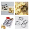 4Pcs/Set Stainless Steel Cookie Cutters Puzzle Biscuit Molds Fondant Metal Jigsaw Cutter Baking Tools For Decoration