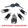 Ontsteking Schakelaar Deurslot Barrel Set met 2 sleutels voor VW Caravelle T4 1990-2003 Transporter Double Barn Deuren 201013