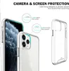 Bentliy 1,5 mm Space Cell Phone Case TPU PC PC Transparent Mobile Cover for iPhone 14 14pro 13pro 13pro Max