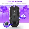 MICE Ziyou Lang X13 Беспроводная аккумуляторная игра Moure Mute RGB Gaming Mouse, эргономичная светодиодная подсветка звезда Black1