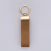 2021 Keychain Key Chain Buckle Keychains Lovers Car Handmade Leather Men Women Bags Pendant Accessories 4 Color 65221 with box dus2303