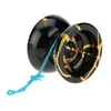 Magicyoyo N11 Alloy Aluminum Professional Yoyo Unresponsive Yoyo Ball Black Golden Bag Glove 5 Strings T2001169320589