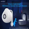 8色スマートPIRモーションセンサー便座の夜の光防水バックライトトイレLEDルミニアランプWCトイレライトA11