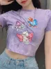 crop top à chat