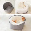 Hoopet Cat Basket Pet Dog łóżko dla ciepłych psów domy S Pets Produkty Puppy Soft Batble Y200330