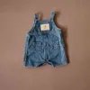 MILANCEL 2022春の赤ちゃんのオーバーオール幼児ガールズデニムジャンプスーツ服211229
