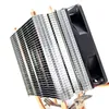 Fans Coolings Snowman PWM CPU Koeler 2 Warmtepijpen 4Pin 90mm RGB Stille PC Heatsink Intel LGA 775 1150 1151 1155 1366 Koelventilator Amdam2 AM3