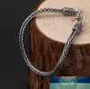 Braceletes de metal de alta qualidade vintage para homens mulheres tecer corda corrente amizade casal bracelete pulseira jóias