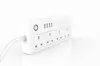 Wifi Smart Power Strip 4 EU/UK/AU/US Outlets Plug with 4 USB Charging Port Timing App Voice Control Work with Alexa Google Home Assistant