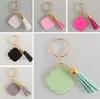 Party Favorit Tassels Keychain Favorit Alloy Key Ringar Bil Cirkel Hängande Spänne DD965