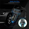 Tipo C Caricabatteria da auto rapido a tre porte PD3.0 QC4.0 con carica super veloce 5A 80W ad alta potenza per IPhone Android