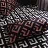 Nowoczesny Geometryczny Kinfornia King Steding Sets Sanding Duvet Cover Set Poszewka Duvet Okładki 229 * 260 3 sztuk Bed Set 201211