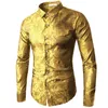 H￶gkvalitativ herr l￥ng￤rmad skjorta r￶d guld lila bl￥ 2022 kl￤nning m￤n mode casual tr￶jor1