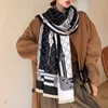 Bufanda de la cachemira invierno de las mujeres a estrenar del abrigo del mantón 2020 Diseño tela escocesa Impreso Señora caliente grueso Manta Mujer Estolas