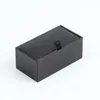 Wholesale 100pcs/lot Black Cufflink Box Gift Case Holder Jewelry Packaging Boxes Organizer DHL FreeWholesale Bins