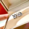 Luxurious quality square shape diamond stud earring for women engagement jewelry gift free shipping PS5605A