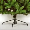米国在庫2020ファッションプリライトクリスマスツリー7.5フィートの人工的な蝶番の木の木の木の折りたたみ式スタンド591xR