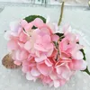 Artificial Hydrangea Flower Head Fake Silk Single Real Touch Hydrangeas for Wedding Centerpieces Home Party Decorative Flowers WLL102