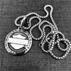3pcslot Newest Motorcycles Biker Necklace 316L Stainless Steel Fashion Jewelry Motorbiker Polish Shield Pendant With Chain6330241